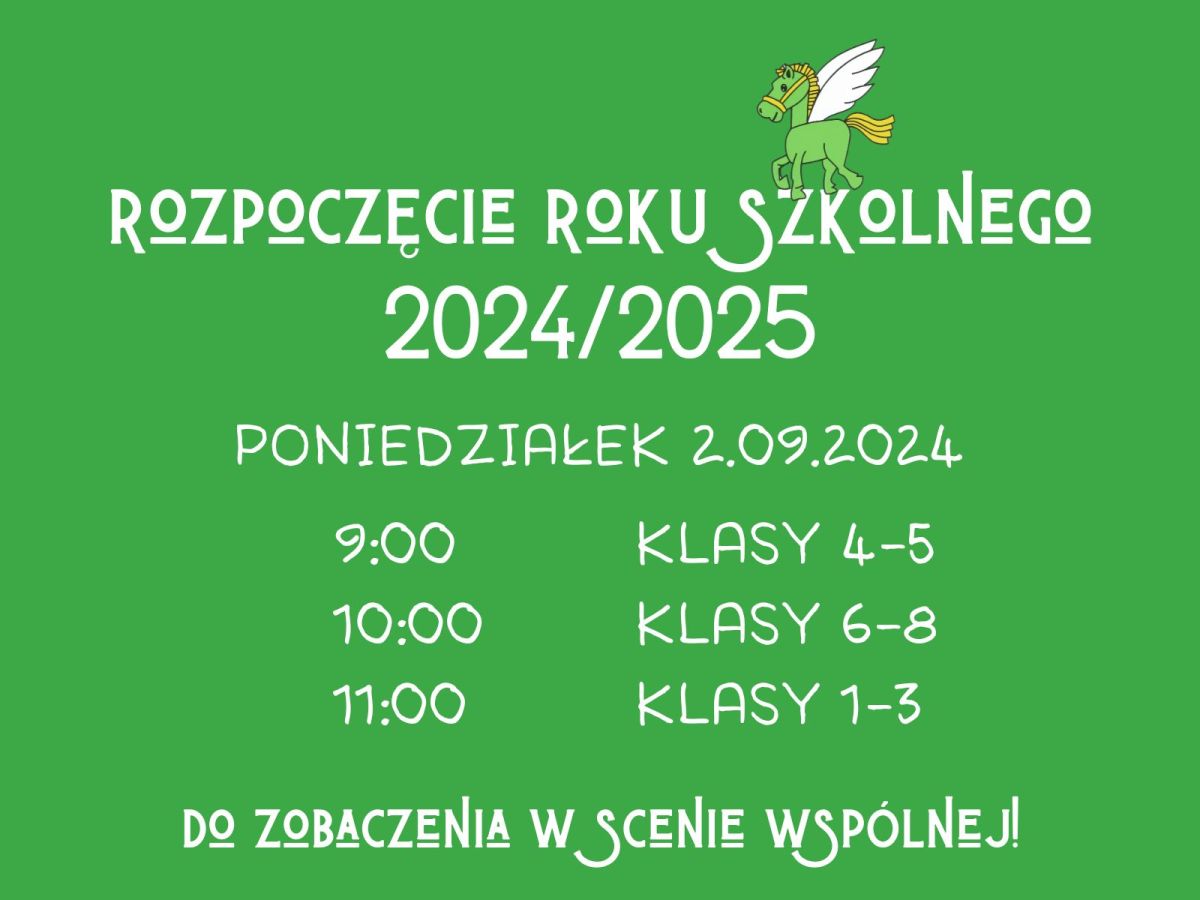 Łejery! Zaczynamy nowy rok&nbsp;szkolny!