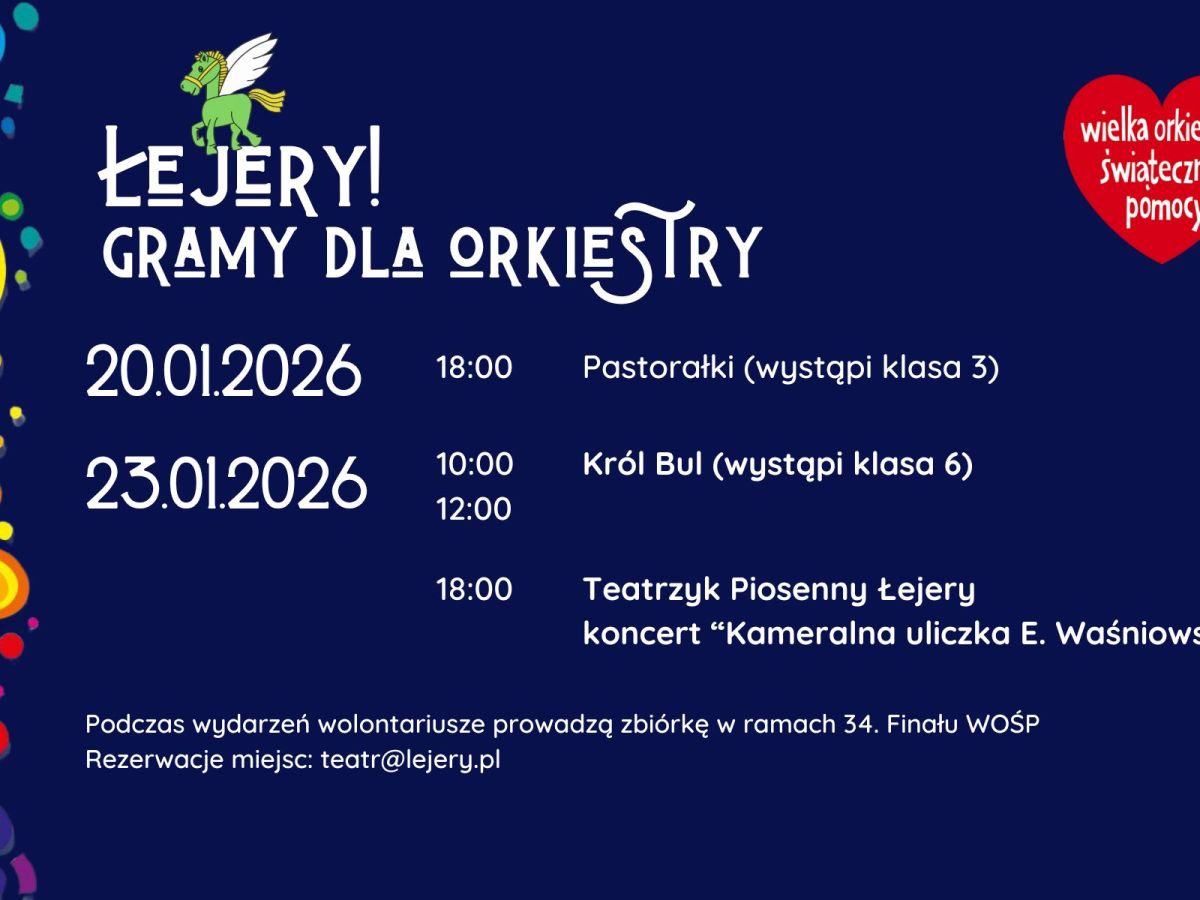 Łejerskie granie z WOŚP 2026&nbsp;❤️